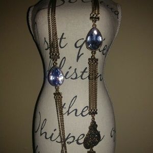 NWT TeSori Chain Link Charm Long Length Necklace